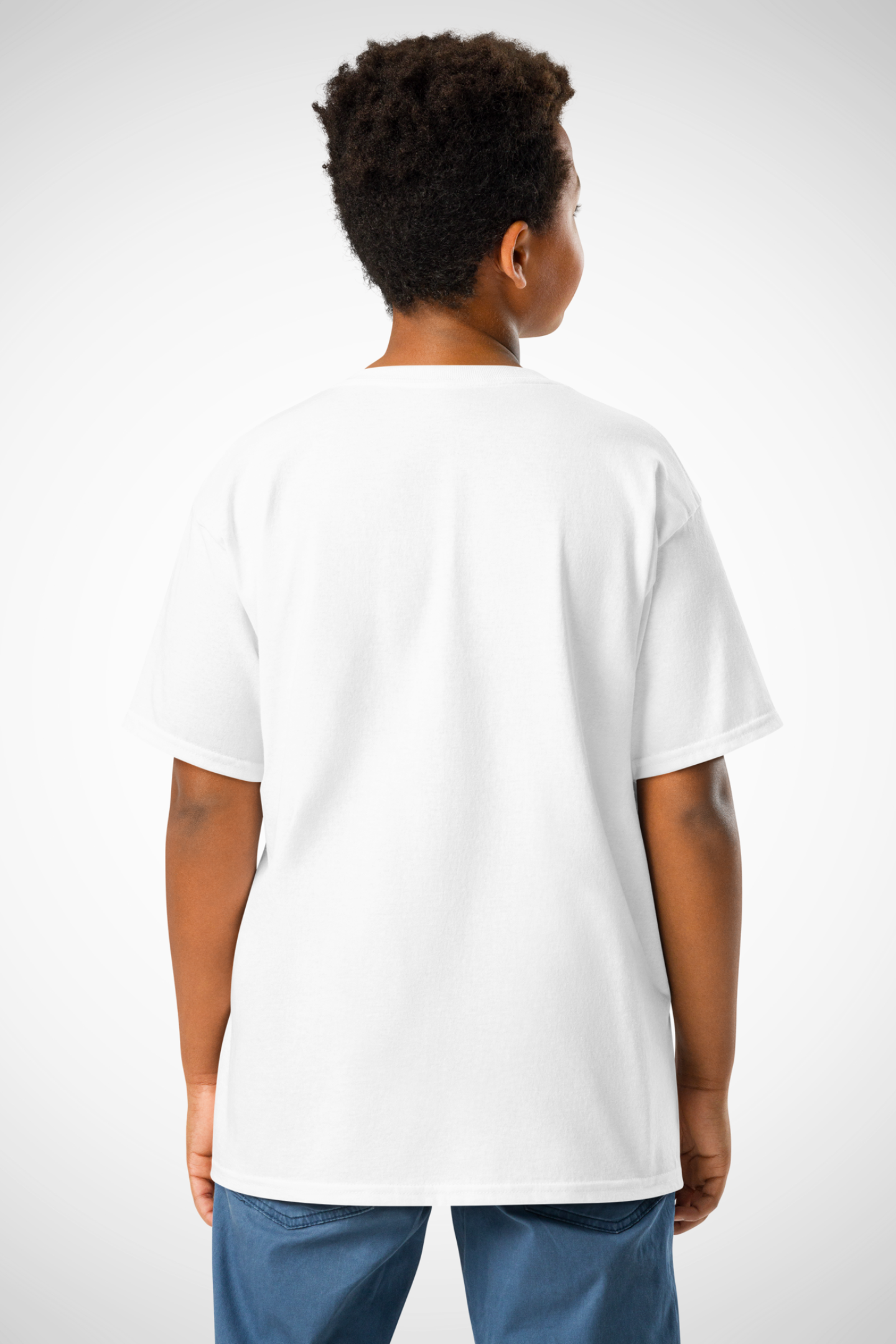 FitForge Youth Classic Tee - Royalty White