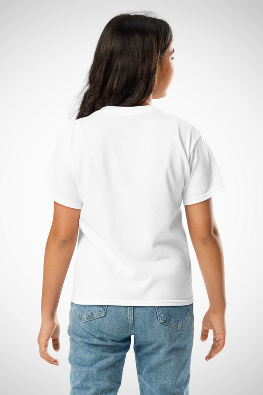 FitForge Youth Classic Tee - Royalty White