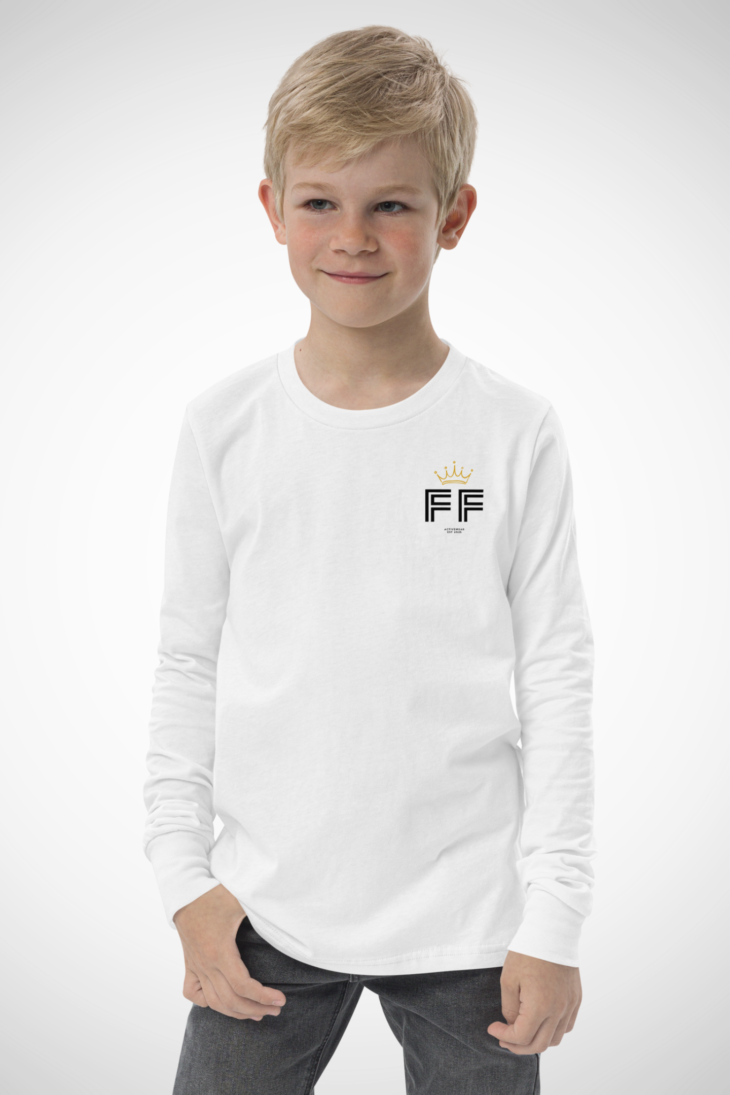 FitForge Youth Long Sleeve Tee - Bold