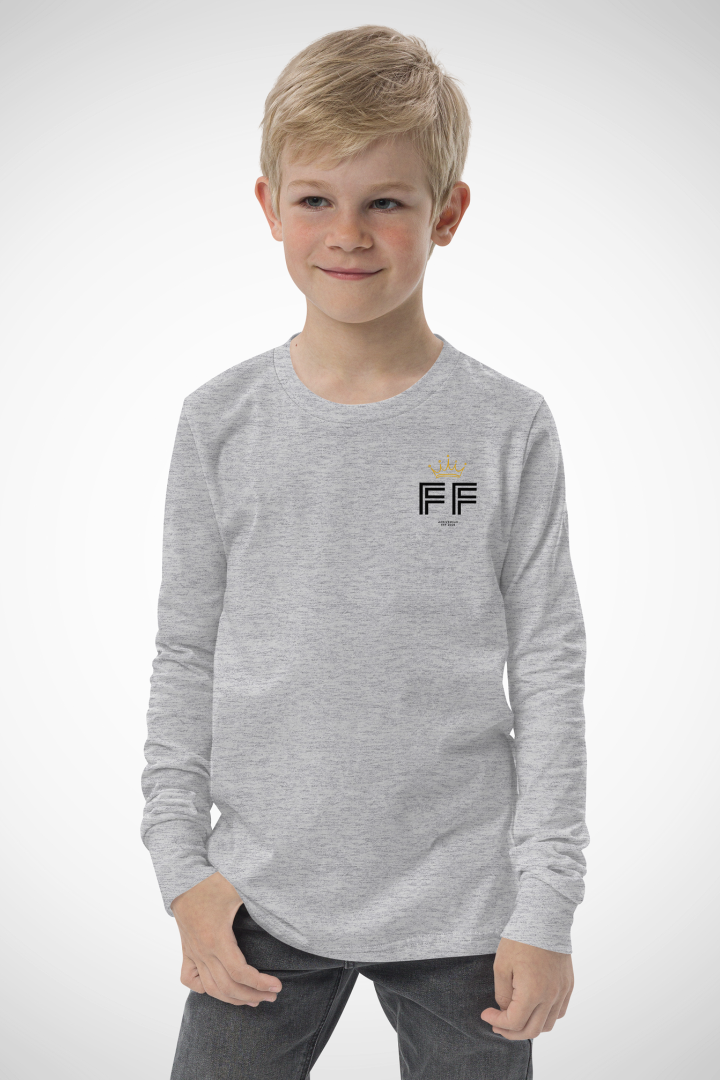 FitForge Youth Long Sleeve Tee - Bold