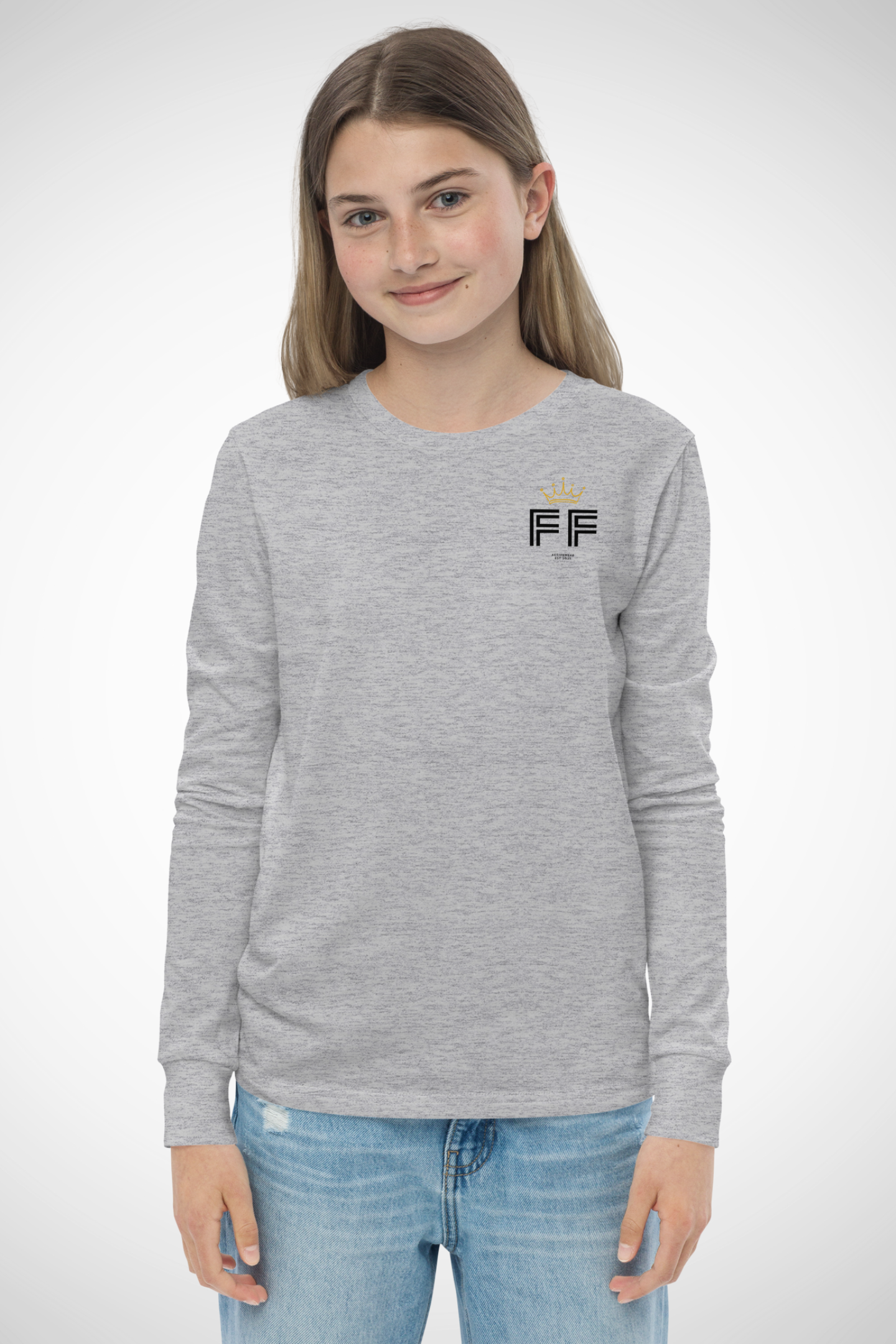 FitForge Youth Long Sleeve Tee - Bold