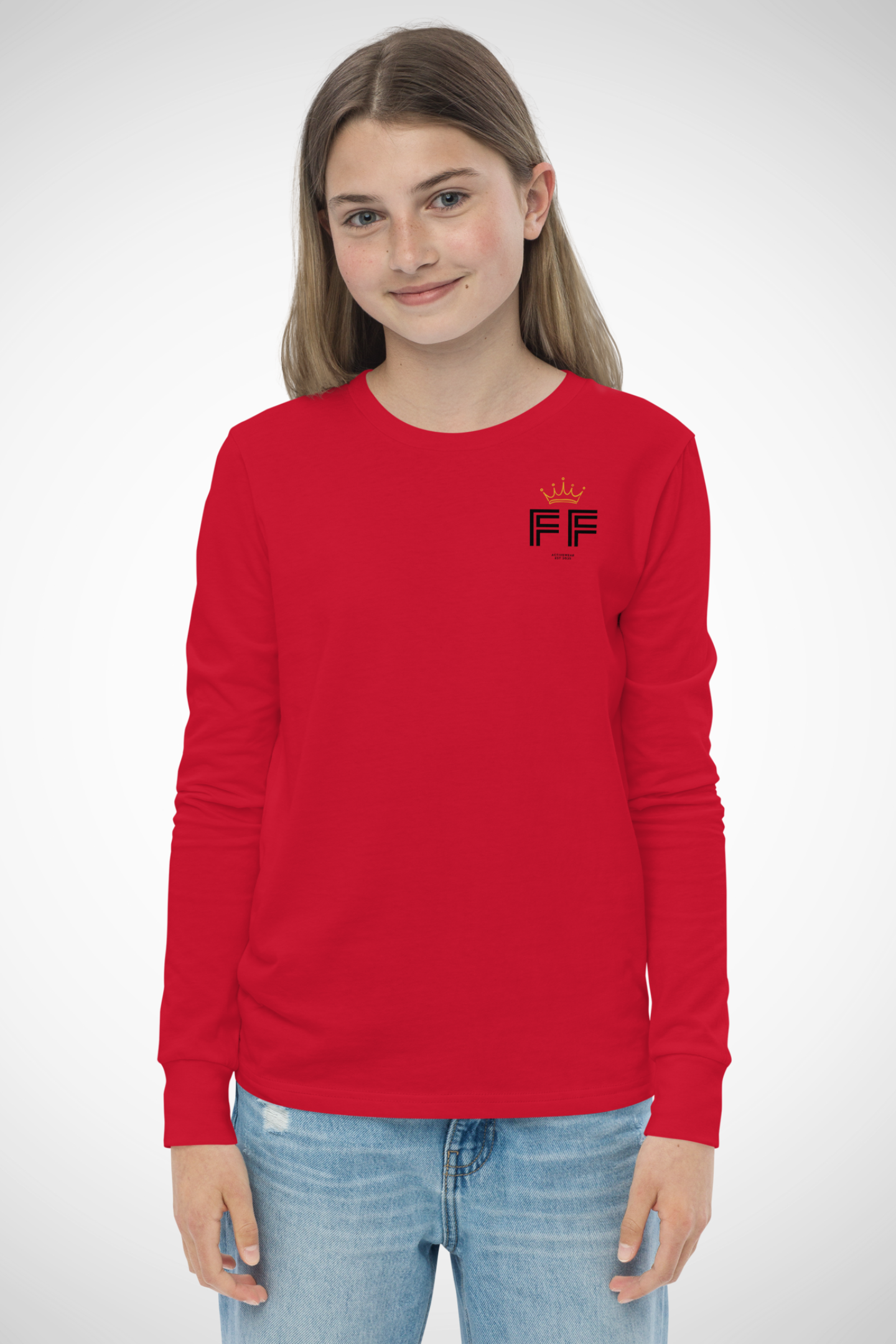 FitForge Youth Long Sleeve Tee - Bold