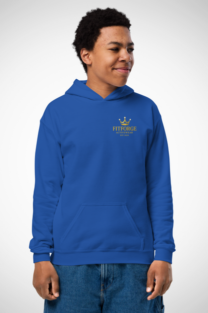 FitForge Youth Heavy Blend Hoodie - Royalty