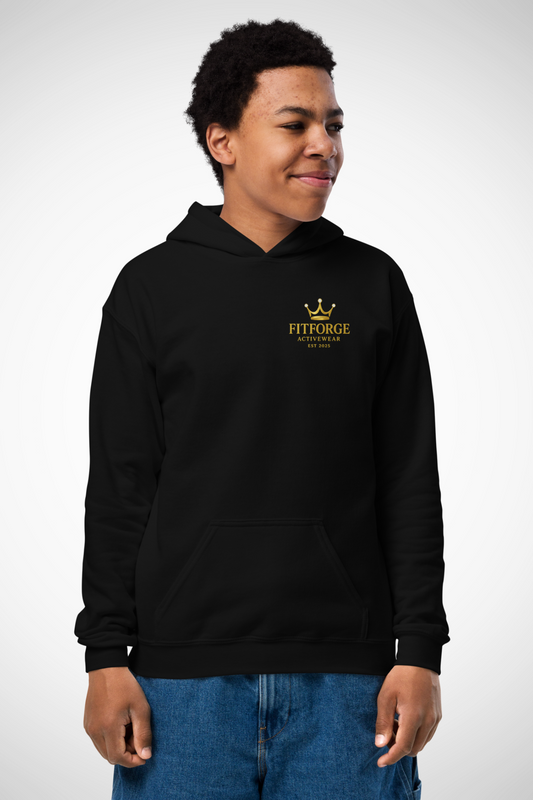FitForge Youth Heavy Blend Hoodie - Royalty