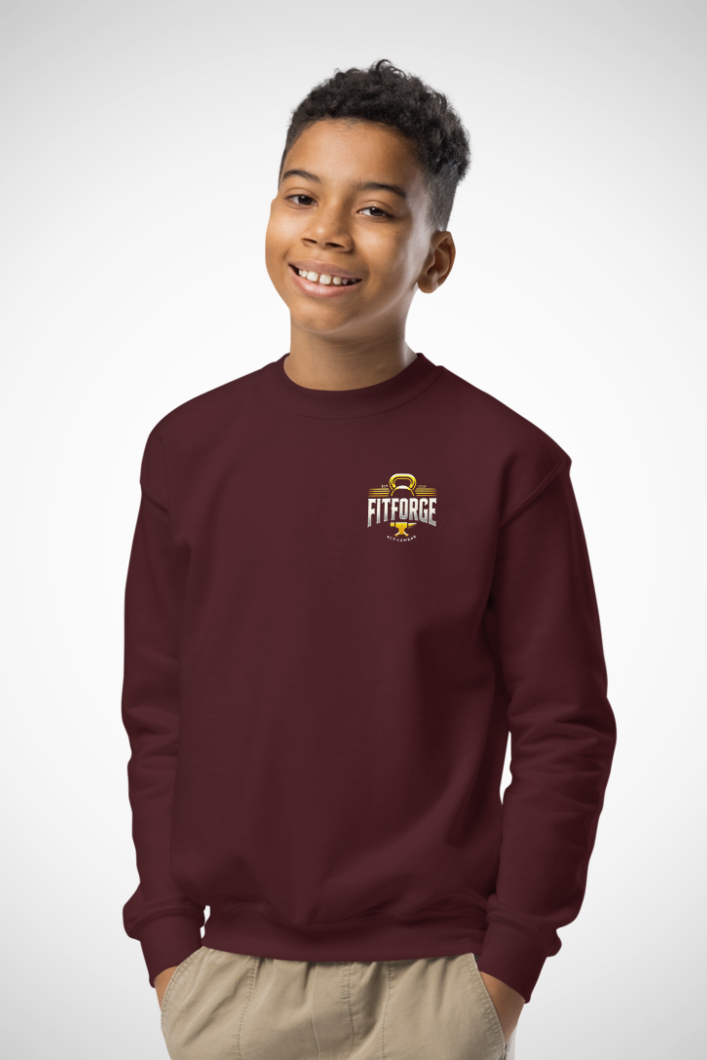 FitForge Youth Crewneck Sweatshirt - Legacy