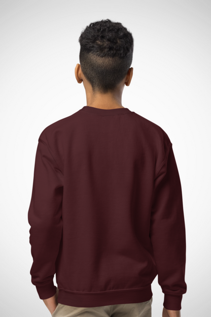 FitForge Youth Crewneck Sweater - Royalty