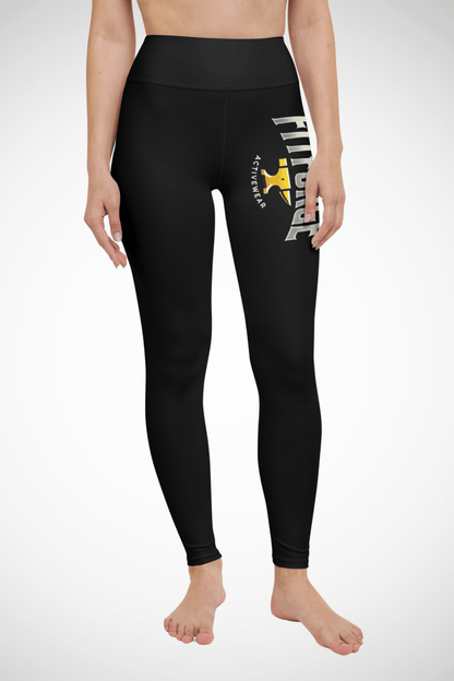 FitForge Women's Yoga Leggings - Legacy Black - FitForge Online