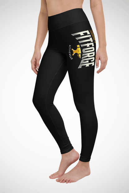 FitForge Women's Yoga Leggings - Legacy Black - FitForge Online