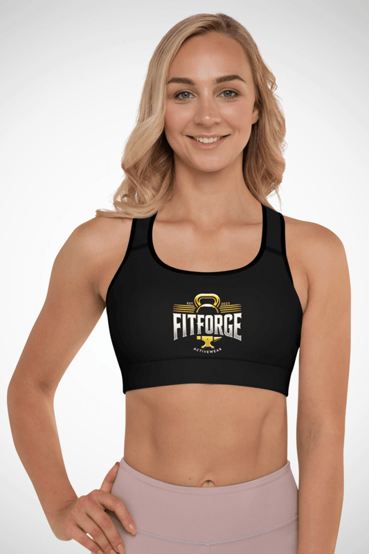 FitForge Women's Sports Bra - Legacy Black - FitForge Online