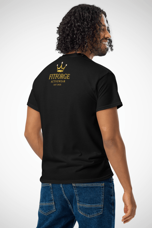 FitForge Men's T-Shirt - Royalty Black - FitForge Online