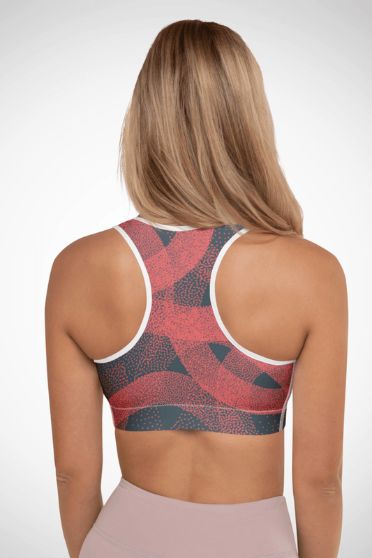 FitForge Women's Sports Bra - Red Blitz - FitForge Online