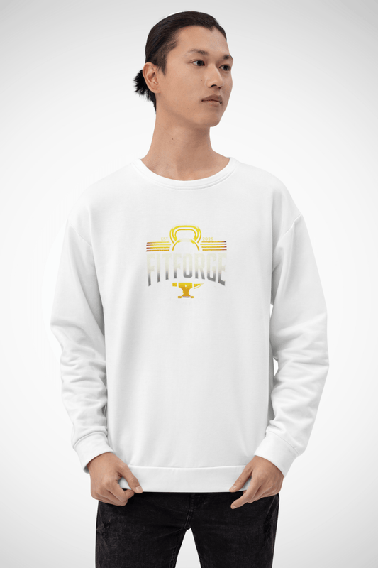 FitForge Men's Sweater - Legacy White - FitForge Online